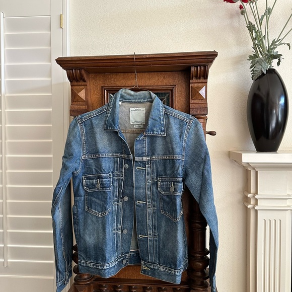 VISVIM 19 101 Denim JACKET DMGD- 1001 - Picture 3 of 8